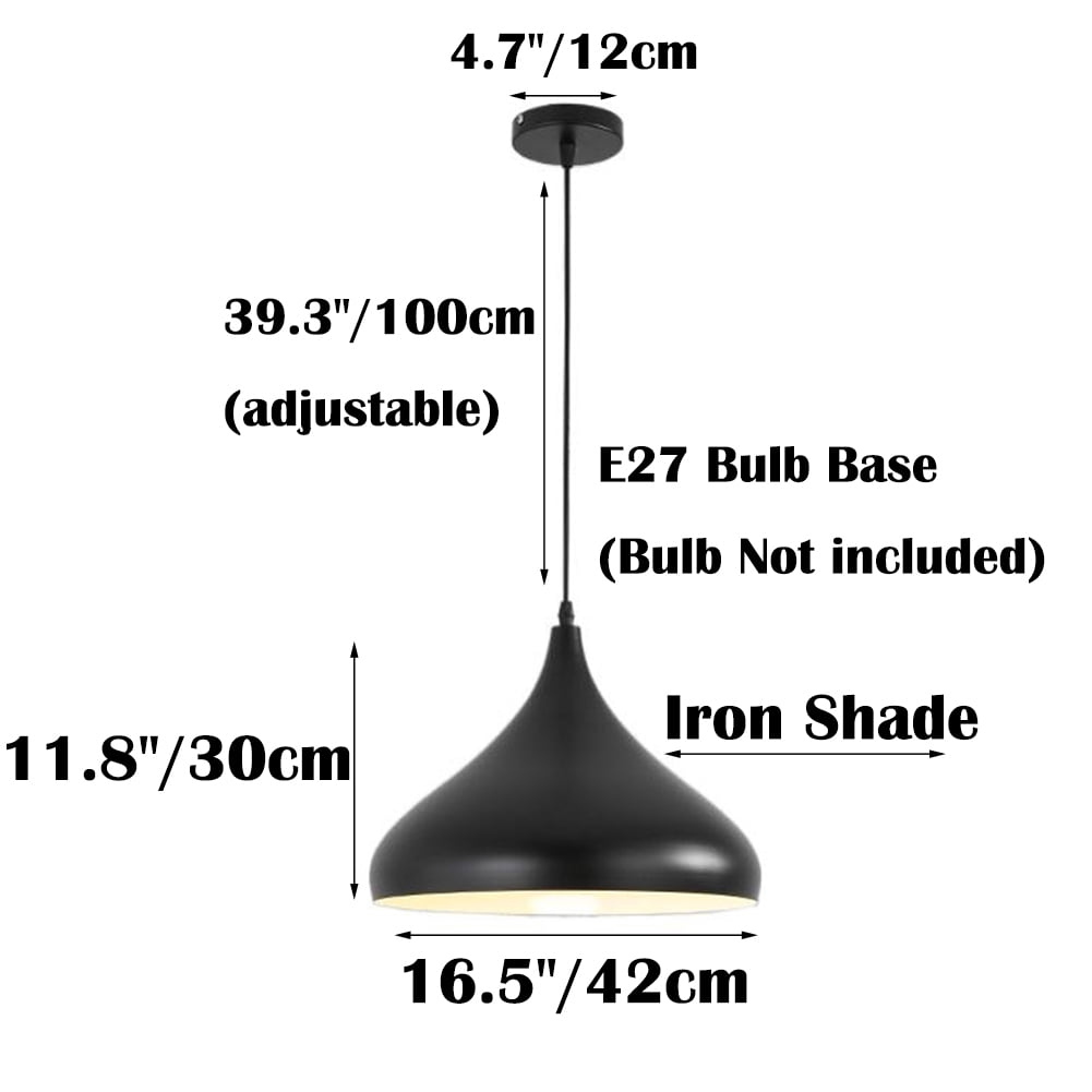 Colorful glossy metal pendant lamp for kitchen island, simple minimalism ceiling light fixture for dining table, single retro pendant lighting, Nordic rustic hanging lamp chandelier
