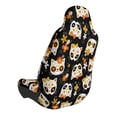 thumbnail image 2 of Yiaed Cat Skulls and Flowers Print Car Seat Covers,Universal Auto Seats Protector Fits for Car,SUV Sedan,Truck,Automotive Seat Covers & Accessories, 2 of 5