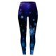 thumbnail image 2 of Gibobby Pantalones estampados navideños personalizados para mujer, polainas personalizadas para polainas para correr, polainas navideñas de muñeco de nieve para fiesta (Negro, M), 2 of 3