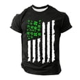 thumbnail image 2 of Tops para hombre, blusas y camisas de manga corta con cuello redondo para hombre, jersey informal con cuello redondo estampado para hombre, pantalones cortos deportivos para fitness, blusa de poliéste, 2 of 4