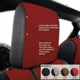 thumbnail image 4 of Smittybilt 472130 Red/Black Neoprene Seat Covers for 2018+ Jeep Wrangler JL 4-Door, 4 of 7