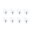 thumbnail image 5 of LEORX 20Pcs Transparent Adhesive Hooks with Flower Design for Wall and Ceiling Holding, 5 of 8