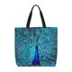 thumbnail image 1 of Easygdp Beautiful Blue Peacock Bolsa Tote para Mujer, Bolso de Hombro para Trabajo, Playa, Viajes, Compras y Supermercado, 1 of 7
