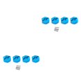 thumbnail image 4 of Bewildely Paquete de 4 accesorios de piezas modificadas de coche de control remoto acoplador hexagonal Azul 2piezas Bewildely CBP204747, 4 of 6