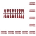 thumbnail image 2 of Seitruly Tabletas para mejorar las uñas Diseño elegante de puntos Uña falsa Aspecto resistente a los arañazos Puntas de manicura JM-20 Rojo JM-20Rojo brillante 10piezas, 2 of 6