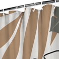thumbnail image 3 of Brown Boho Plant Pattern Shower Curtain 36"x72" ,Bathroom Decorative Shower Curtains Set with 12 Hooks,Modern Waterproof Washable Shower Curtain, 3 of 6