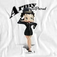 thumbnail image 2 of Betty Boop Army Betty Boop Mens Short Sleeve Shirt, 2 of 7