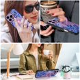 thumbnail image 5 of Gukalong Funda Para Teléfono Para Iphone 16 Pro Max 6.9 Pulgadas Lavanda Púrpura Flores Florales Cubierta Delgada Del Teléfono Con Soporte De Correa Resistente A Prueba De Golpes Funda Protectora Anti, 5 of 5