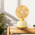 thumbnail image 6 of Kcavykas Rechargeable Mini Desk Fan | USB Powered Compact Fan | Quiet, Multi-Speed Settings for Office, Bedroom, & Desktop Use | Ideal for Personal Cooling, 6 of 6