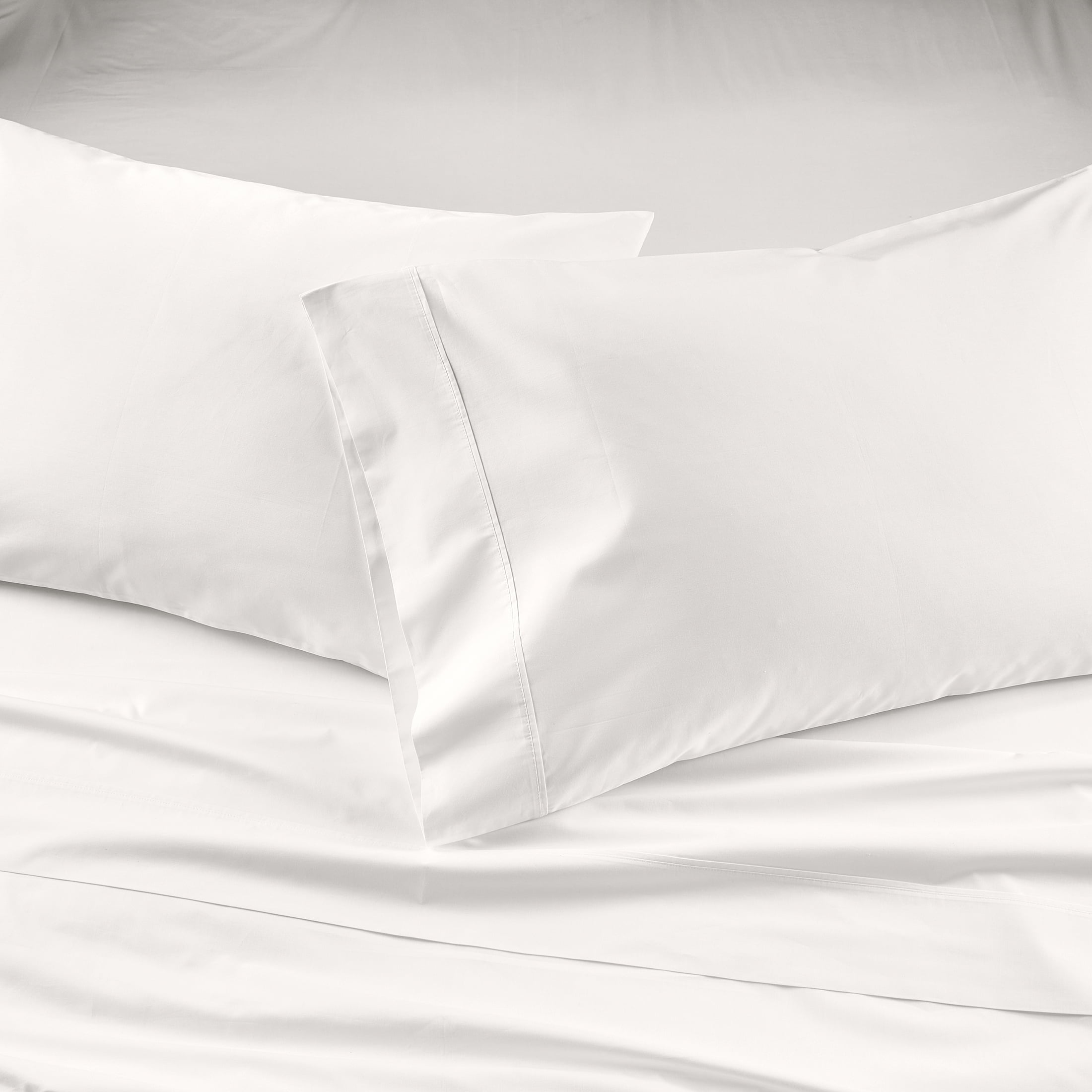 Better Homes & Gardens Vanilla Dream Cotton Percale Pillowcases, King (2 Count)