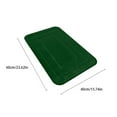 CMrtew Green Bath Mat Memory Foam Bathroom Rugs Ultra Soft & Non Slip