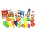thumbnail image 3 of Zoo Troop: Bunny Basket - Pink Basket Playset With 16 Pcs Of Play Food & 7 Pcs Food Boxes, Kitchen Pretend Play, Toy Kids Ages 2+, 3 of 6