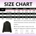 thumbnail image 3 of JUMEYU Girls Kids Coats Girls' Short Length Hooded Winter Puffer Jacket with Fleece Lining 5T 6T (Black,5-6 Years), 3 of 9