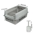 thumbnail image 6 of BingoPaw Stainless Steel Large Cat Litter Box High Sided Pan Anti-Leakage with Spoon for Cats, 6 of 10