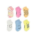 thumbnail image 3 of Justice Girls No-Show Socks 6-Pack, Sizes M-L, 3 of 5