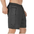 thumbnail image 3 of Men's Casual Sports Workout Short,Men Fitness Running Shorts Athletic Gym Shorts with Pockets & Towel Loop, 3 of 7
