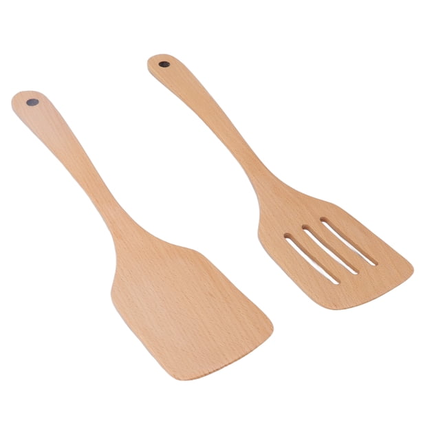 Juego De Espátula De Madera, Espátula Con Fugas Resistente A La Corrosión Con Orificio Para Colgar Para Revolver Y Filtrar Alimentos ANGGREK Otros