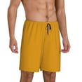 thumbnail image 2 of Fotbe Goldenrod Pajama Shorts for Men, Men's Pajama Bottoms, Sleepwear,Short Pajama Pants-3X-Large, 2 of 9