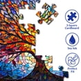 thumbnail image 3 of Puzzle PICKFORU - Vidriera con forma de árbol de la vida (1000 piezas), 3 of 8