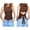 Coffee, variant on Y2K Tie Back Polka Dot Tank Top Women Boat Neck Sleeveless Babydoll Shirt Side Ruched Bow Tie Waist Vest Vintage Aesthetic Going Out Tops Teen Girls Slim Fitted Cutout Open Back Top