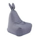thumbnail image 2 of Funda para Silla con Forma , Funda para Sofá Sin Relleno, Organizador de Juguetes de Peluche con Relleno de Animales Cómodos para gris Zulema cubierta de bolsa de frijoles, 2 of 8