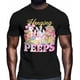thumbnail image 2 of Camisetas casuales de manga corta con estampado de conejo de Pascua para hombre, 2 of 8