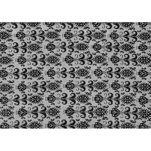 Ahgly Company Indoor Rectangle Abstract Gray Modern Area Rugs, 8' x 10'