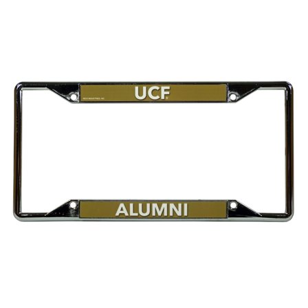 Central-Florida Knight's UCF Alumni License Plate Frame - Designed for Upper or Lower Corner License Plate Stickers