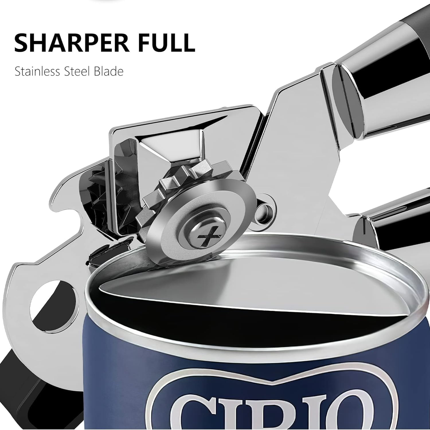 FRKSMD-Can Opener,Professional 3-In-1 Multifunctional Manual Can Openers Bottle Opener,Kitchen Durable Stainless Steel Heavy Duty Can Opener Smooth Edge for Kitchen Seniors Friendly