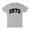 Grey, variant on 1972 College Style Shirt Unisex Large White