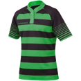 thumbnail image 1 of KooGa - Camiseta de Rugby/Futbol entallada/ajustada diseño abeja/avispa - Modelo Touchline (Blanco/Negro), 1 of 1