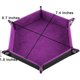 thumbnail image 2 of 4 Pieces Dice Tray Set Foldable Dice Trays Hexagon Dice Rolling Tray PU Leather Dice Holder for Dice Games Like RPG, DND, and Other Table Games (Red, 2 of 5