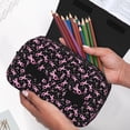 thumbnail image 6 of Goofa Breast Cancer Awareness (2) Pattern Double Layer Pen Pencil Case, Protective Large Capacity Storage Organizer Pen Pouch, Office College Supplies for Teens Adults, 6 of 7