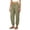 Army Green, variant on Women's Performance Sweatpants - Ultra Soft odSTRATUM Tech Joggers Adjustable Mid Rise Pants with Pockets - 28"/30" Yellow,Size S