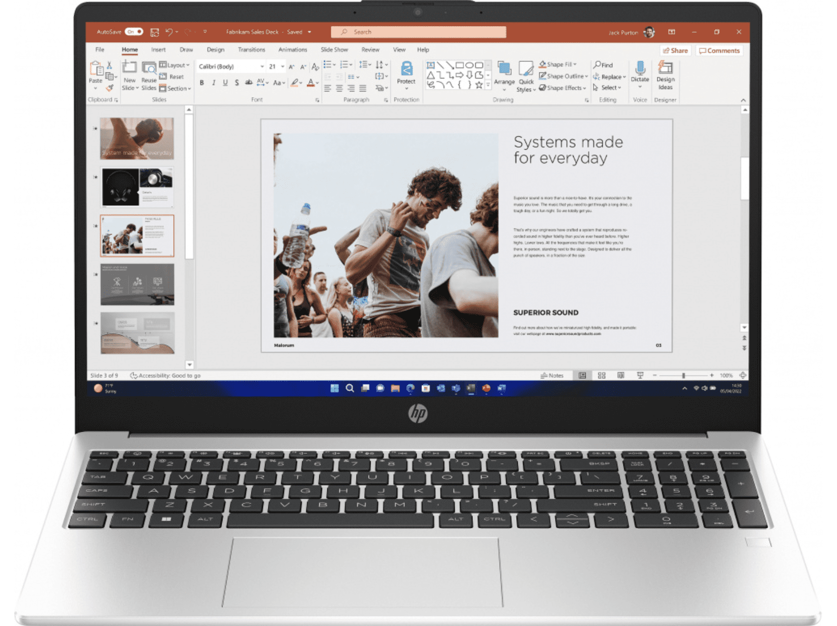 Laptop HP 255 G10 AMD Ryzen 3, 32GB RAM, 1TB SSD Windows 11 Home 15.6 Full HD Teclado Retroiluminado Español Plateado