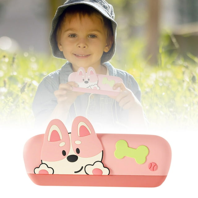 16 Hole Cartoon Children's Harmonica 2025 Silicone Mini Harmonica For Children C Key Detachable And Full Body Washable A Cute Instrument Suitable For Young Children Violin for Kids Ages 5-9 Xylophone