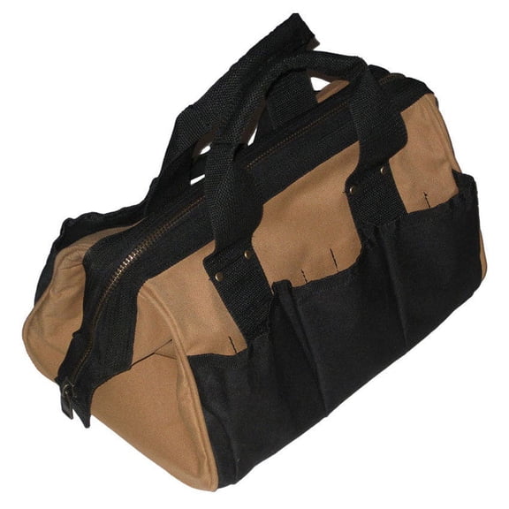 76510 - 23 Pocket 12 Inch Wide Mouth Tool Bag in Polyester | Style n Craft