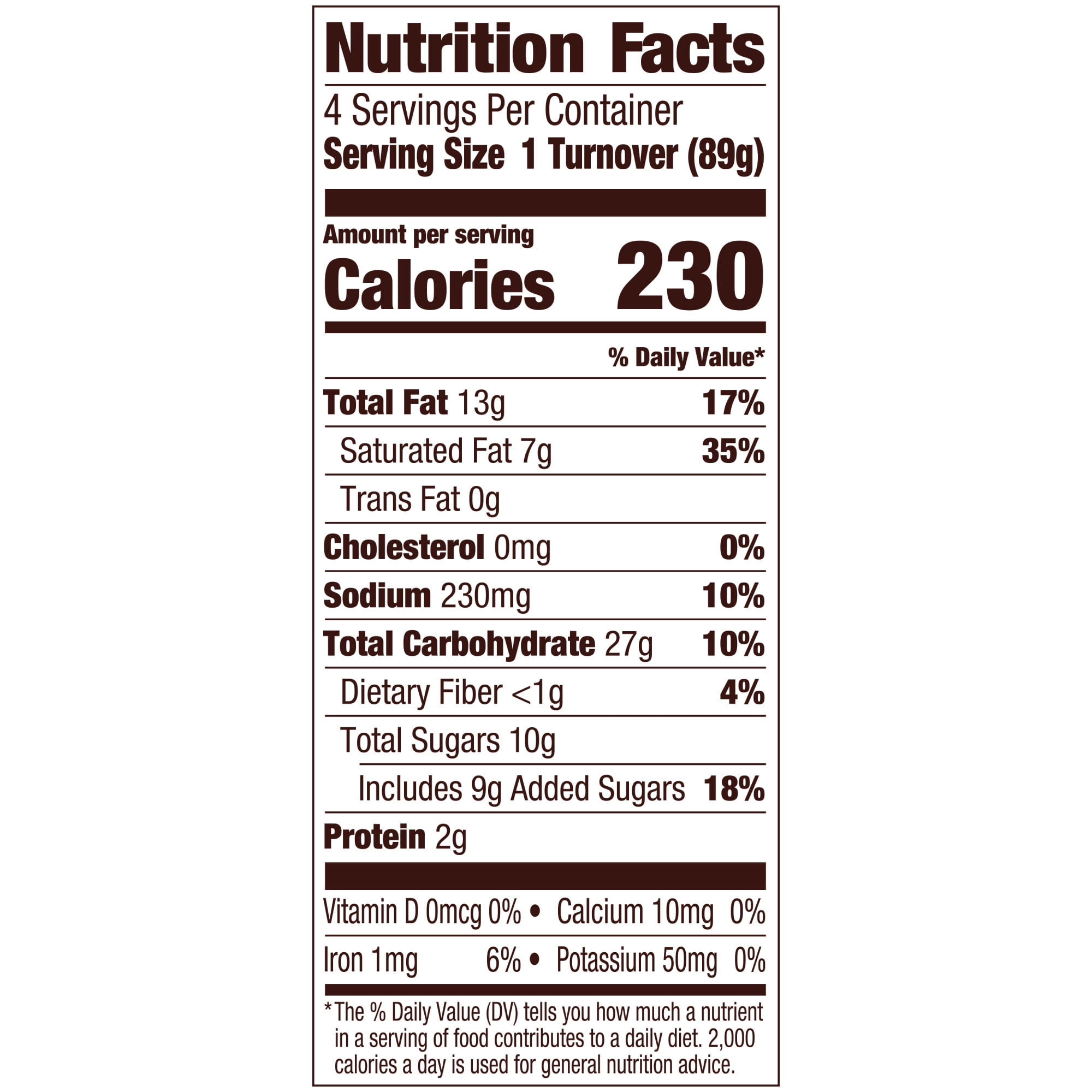 Pepperidge Farm Cherry Turnovers Pastries, 4-Count 12.5 oz. Box