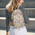 thumbnail image 6 of Yiaed Bunny Floral Print Backpack, Premium Laptop Backpack, Travel Backpack for Women, Lightweight Backpacks, Comfortable Back Pack-Medium, 6 of 7