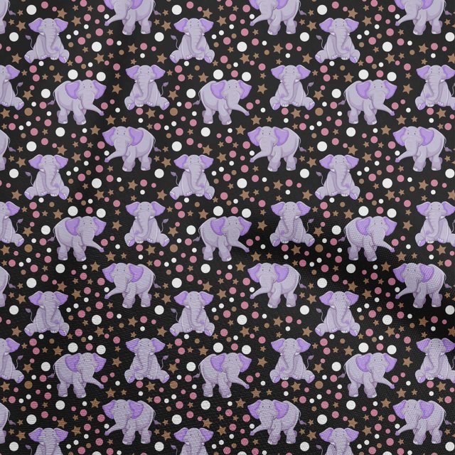oneOone Velvet Black Fabric Circus Craft Projects Decor Fabric Printed By The Yard 58 Inch Wide-aA