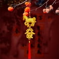 thumbnail image 4 of 2026 Chinese Horse Year Pendant with "Fa" (Prosperity) Charm – Red Tassel Ornament for Home Car Bonsai Lunar New Year Decor, Includes 1 Piece, 4 of 4