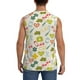 thumbnail image 4 of Balery Medical Icons Camisetas sin mangas para hombre, absorbe la humedad y protege contra el mal olor.-Medium, 4 of 7