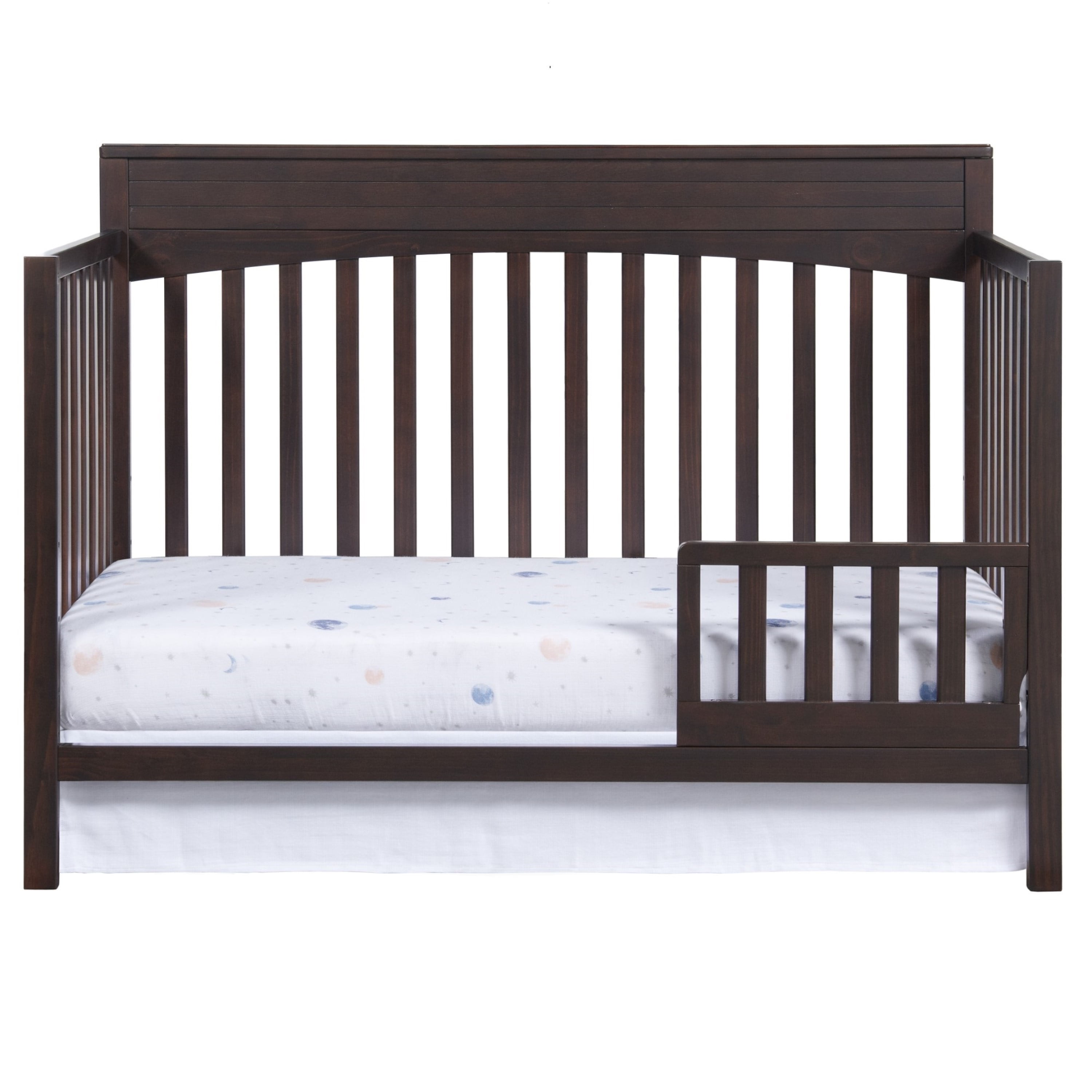 Oxford Baby Harper Toddler Bed Guard Rail, Espresso
