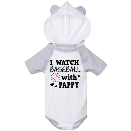 

Inktastic I Watch Baseball with My Pappy Gift Baby Boy Bodysuit
