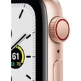 thumbnail image 2 of Restored Apple Watch SE (GPS+4G, 44 mm) Gold Aluminum Case with Pink Sport Band + 4 Bands + Magnetic Charging Cable (Refurbished), 2 of 4