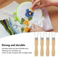 thumbnail image 4 of Button Hook, Button Assist Tool Anti Slip Wooden Handle 4 Pieces  For Dressing, 4 of 8