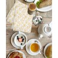 thumbnail image 4 of Orange Flower Leaf Kitchen Dish Towels for Drying Dishes Set of 2, Botanical Plant Floral Tree Branch Waffle Weave Microfiber Hand Tea Bathroom Towels Quick Dry & Absorbent Towel 15.7x23.6, 4 of 7
