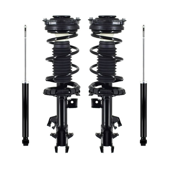 Set Front Quick Complete Strut-Coil Spring-Rear Shock For 2009-2014 Nissan Cube