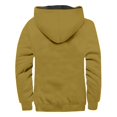 thumbnail image 3 of LISTHA Men's Jackets Casual Stylish Cargo Jacket Fleece Lined Sherpa Winter Warm Coats Jacket Yellow 6XL, 3 of 3