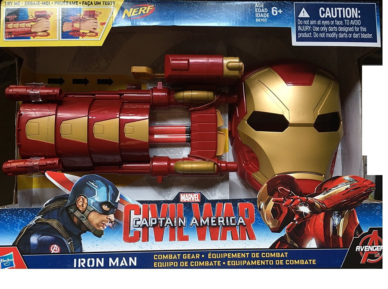 Civil War Slide Blast Armor Brand New Marvel Captain America NEW. 